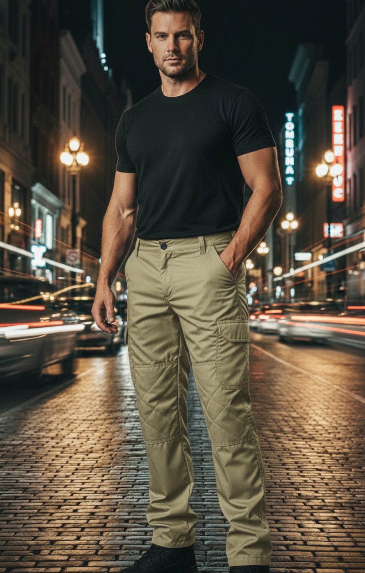 Calça Tática Elitte® - Cáqui