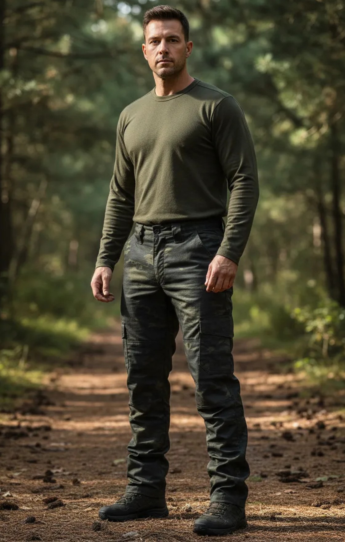 Calça Tática Trooper Multicam Black