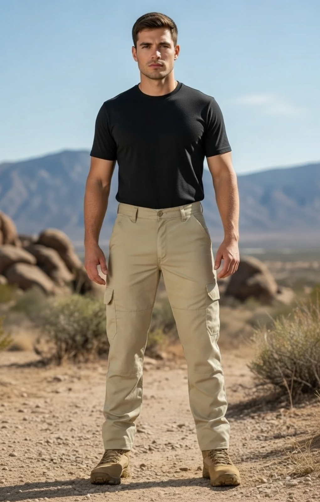 Calça Tática Military® - Cáqui