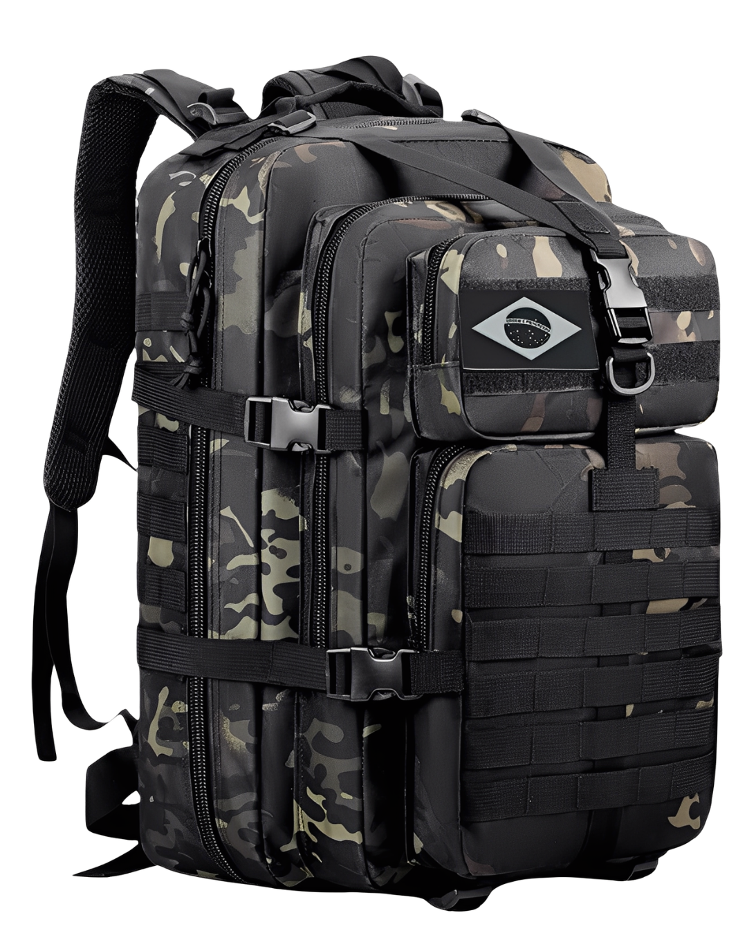 GEAR CONTAINER S【multicamo black】 Mochila Tática Outdoor 50 Litros - Multicam Black