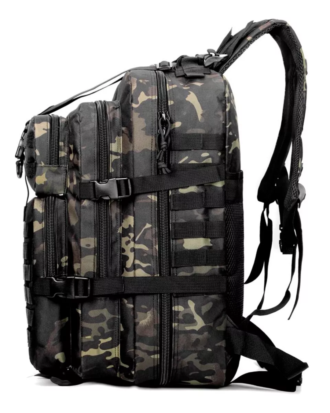 Mochila Tática Outdoor 50 Litros - Multicam Black