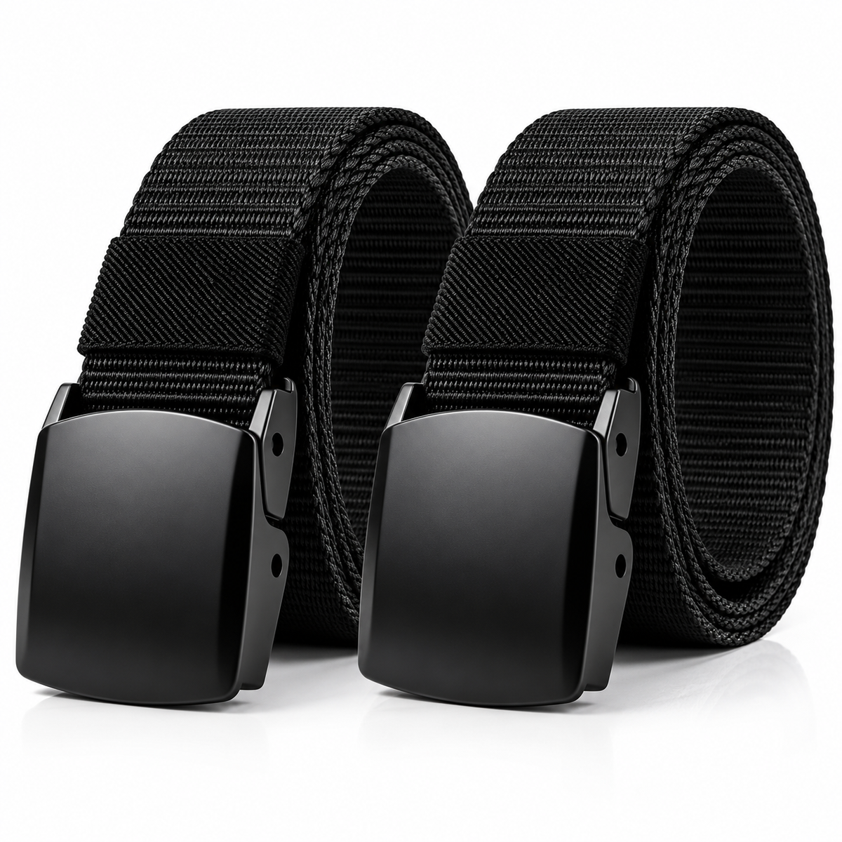 Kit 2 Cintos Táticos de Nylon com Fivela de Catraca Automática