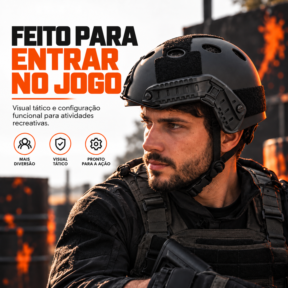 Capacete Tático Combat®
