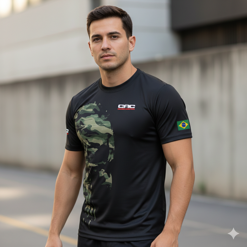 Camiseta CAC - Preta