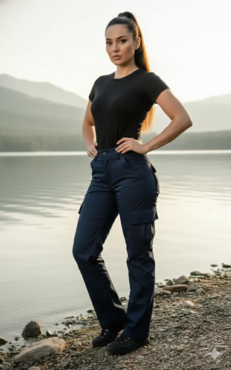 Calça Tática Feminina Urban - Azul