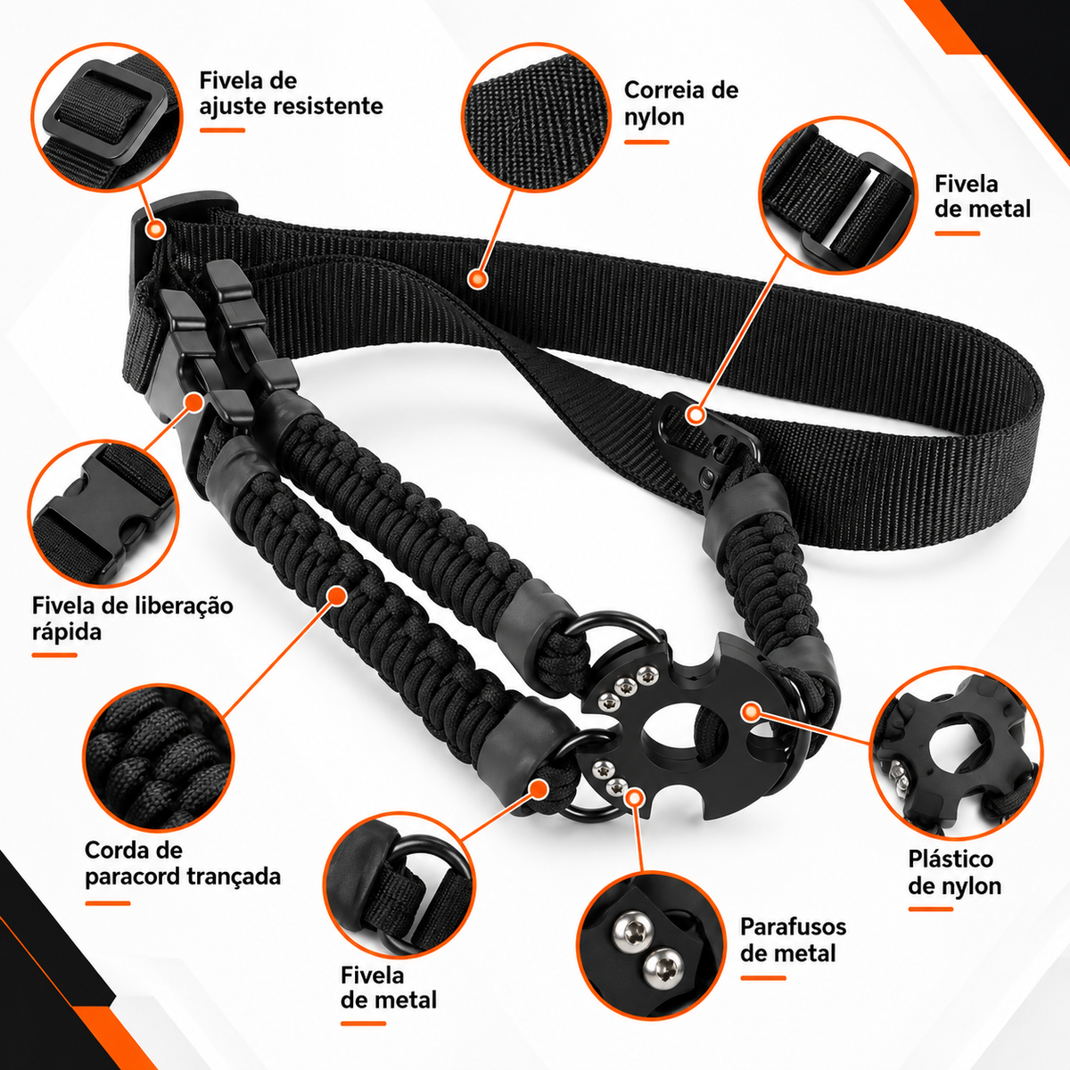 Bandoleira Profissional Paracord