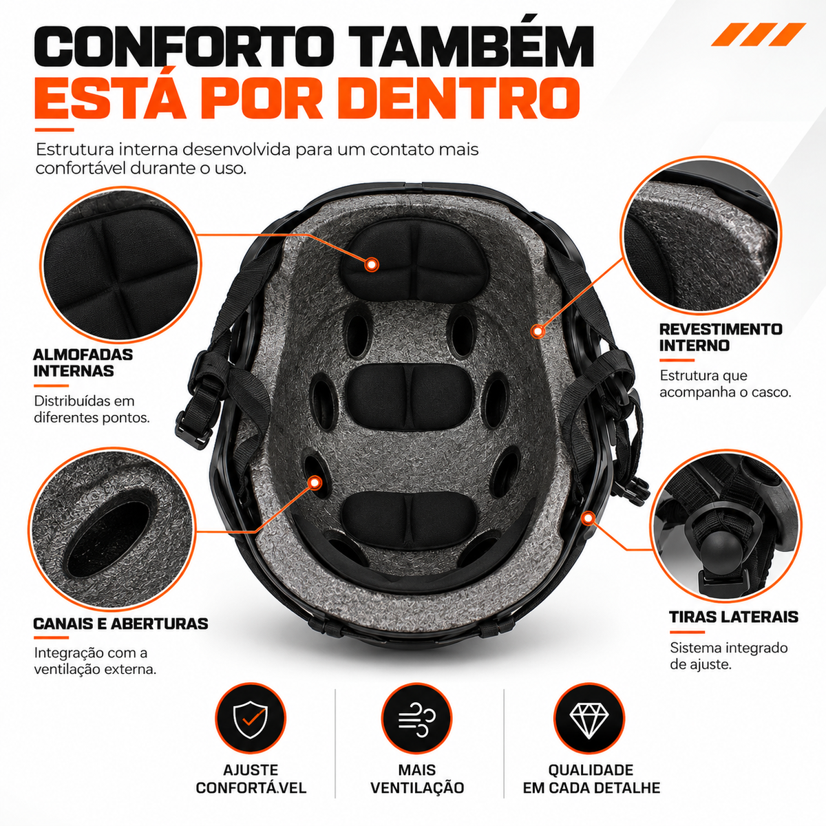 Capacete Tático Combat®