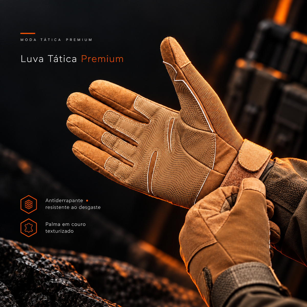 Luva Tática Combat