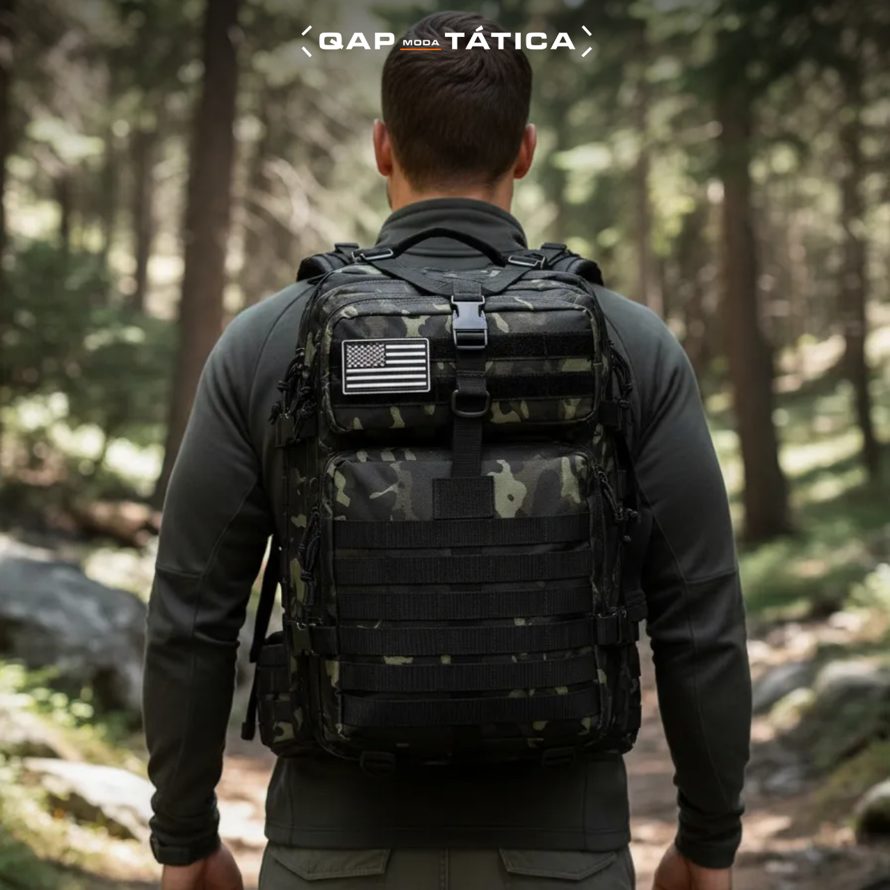 Mochila Tática 50 Litros Outdoor® - Urban