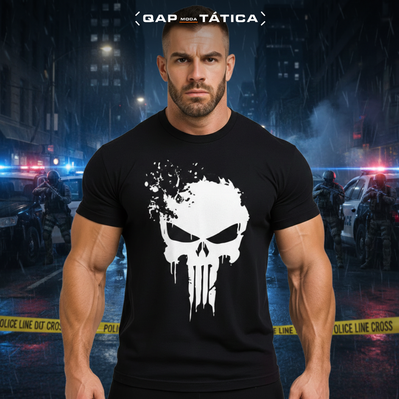 Camiseta Dryfit Justiceiro - Premium