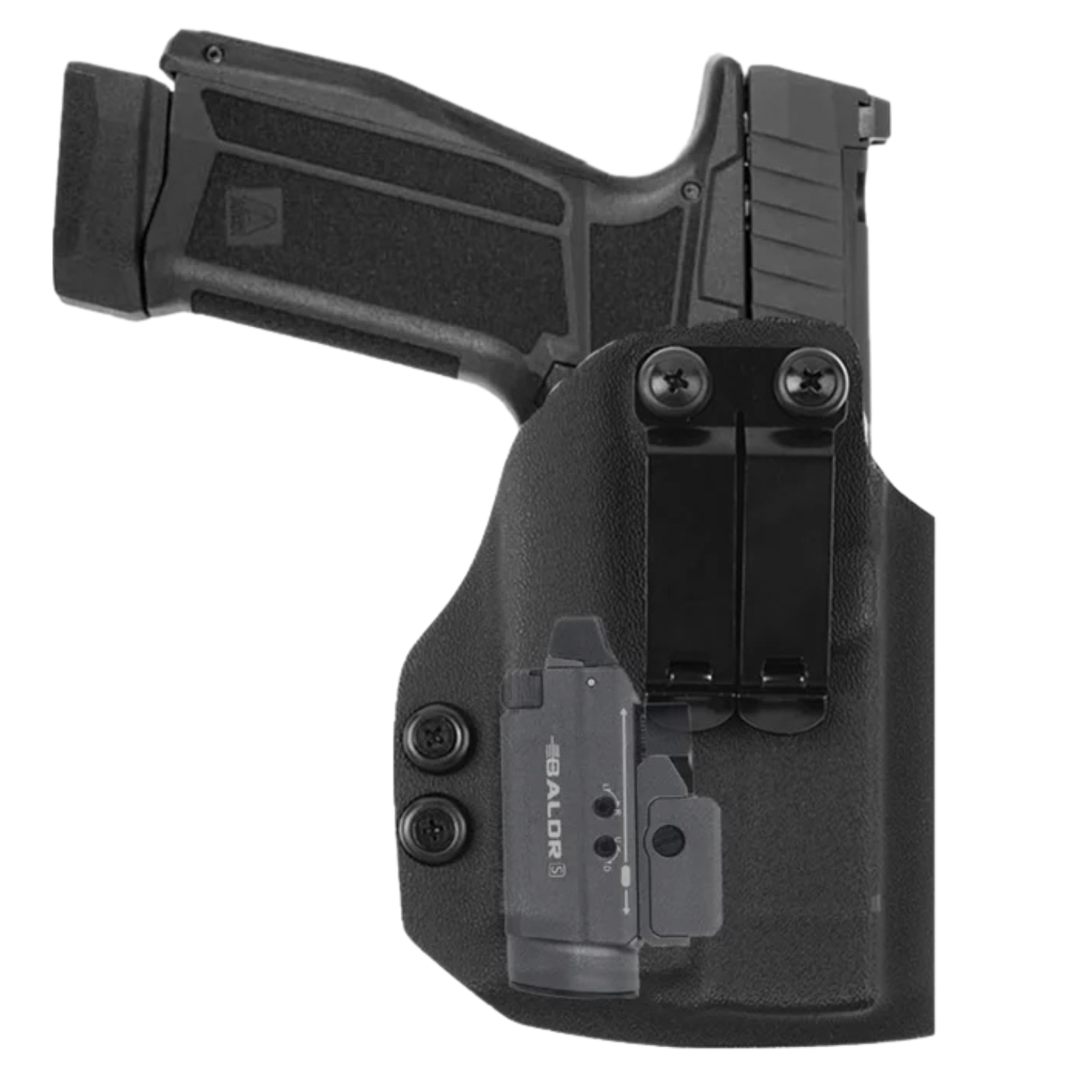 Coldre Velado Kydex Arex Delta M Gen 2 com Lanterna - Destro