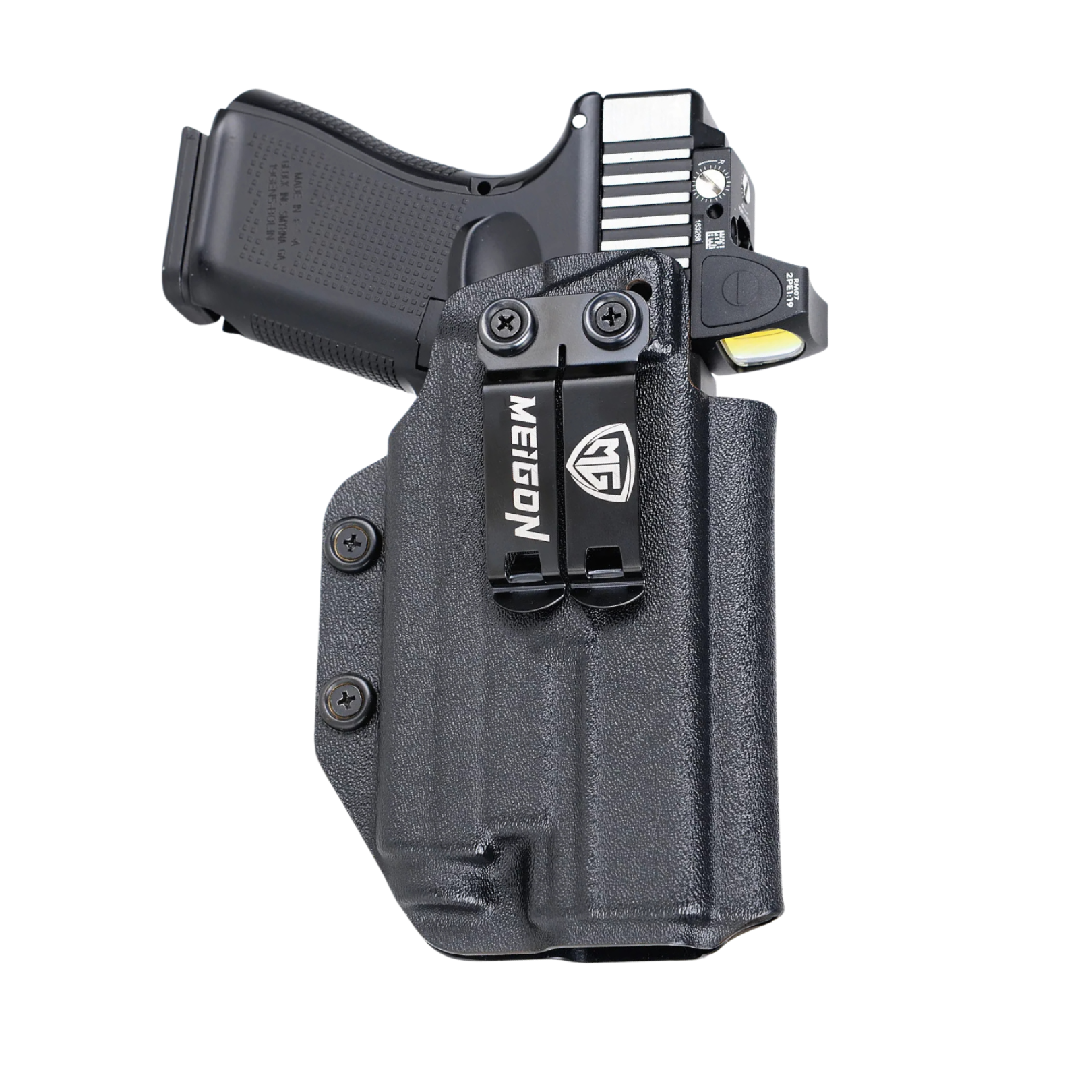 Coldres para Glock G17, G19, G19X (Gen 1-5), G44, G45, G22, G23, G31, G32 (Gen 1-4) com Olight