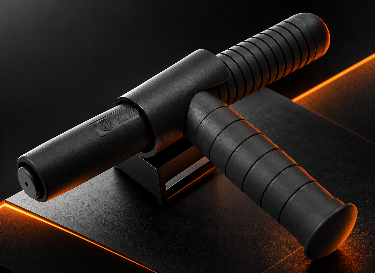 Tonfa Retrátil Profissional + Porta Tonfa de Cintura Ajustável