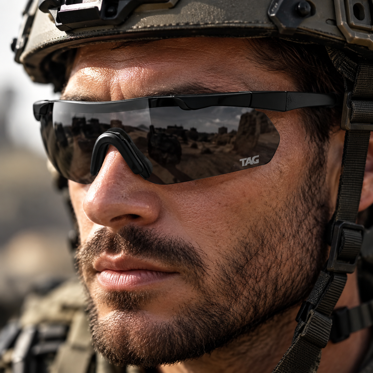 Óculos Tático Blaze Pro - com Proteção UV e 3 lentes