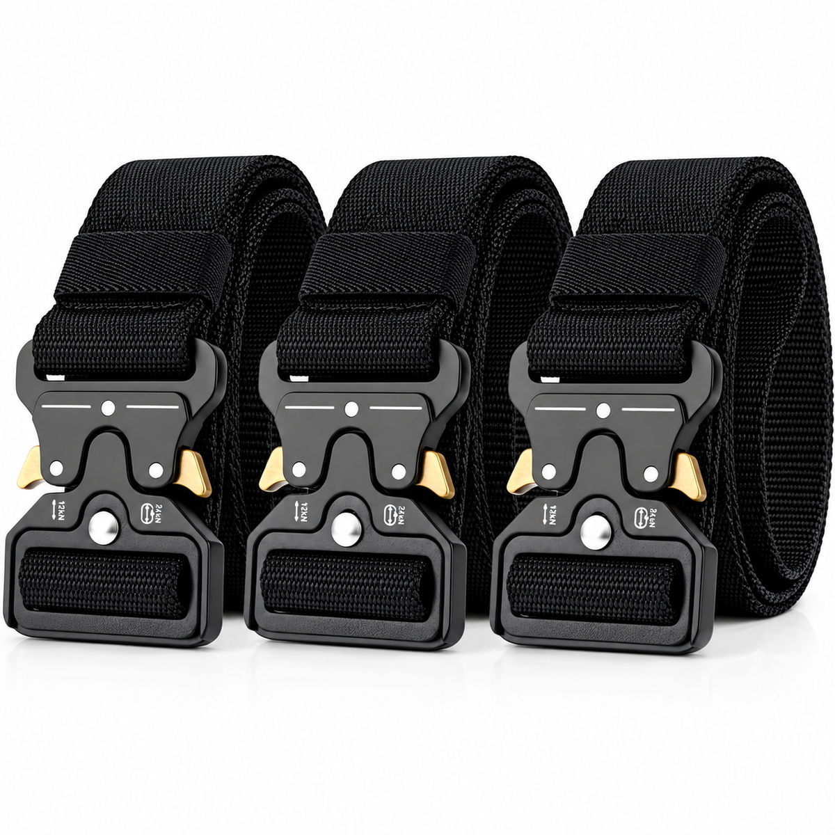 Kit 3 Cintos Táticos Guardian com Engate Rápido