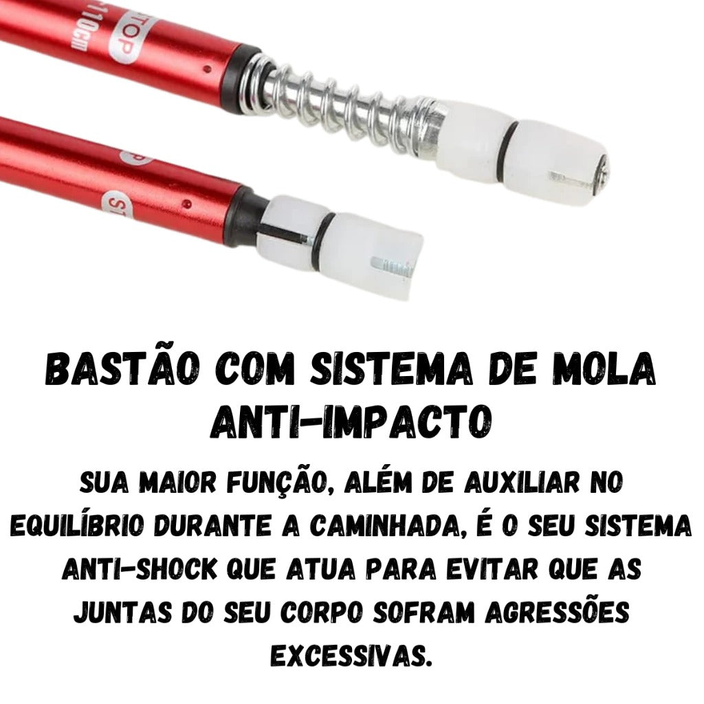 Bastão/Bengala Anti-Impacto para Trilha