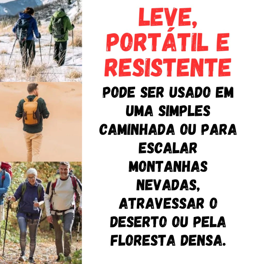 Bastão/Bengala Anti-Impacto para Trilha