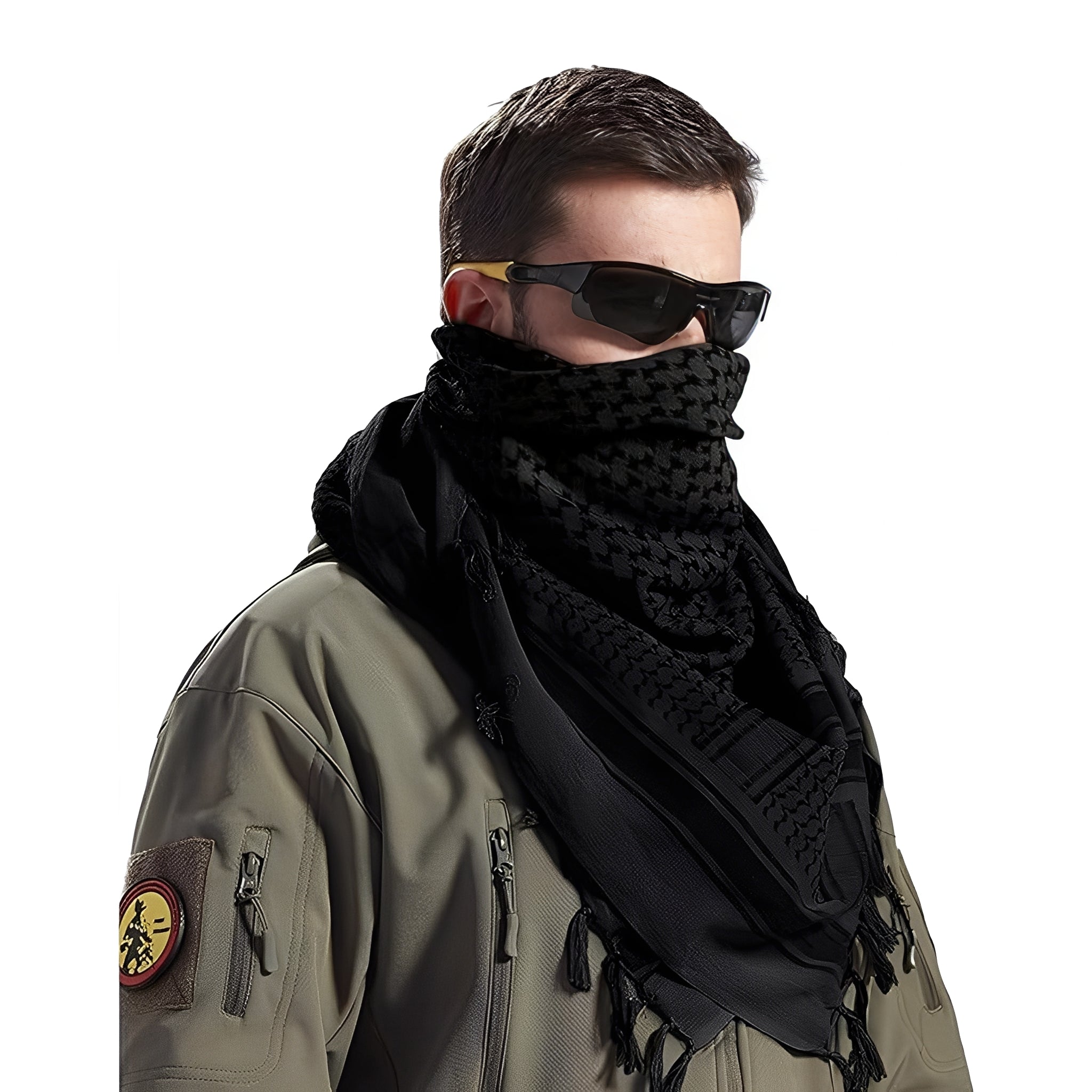 Shemagh Lenço Militar Keffieh 100% Algodão