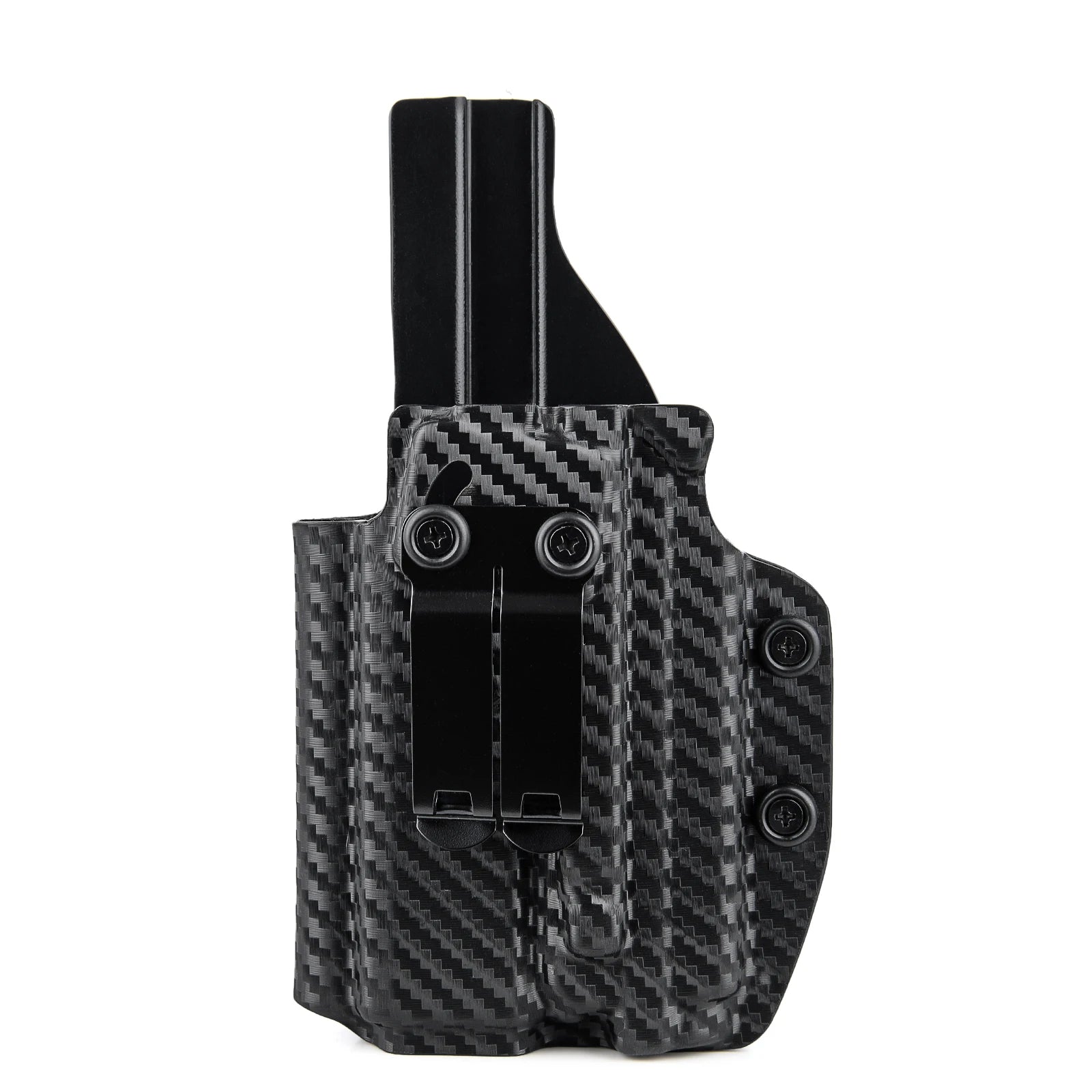 Coldre Velado de Kydex ou Fibra de Carbono para Sig Sauer - P320 M18/ P320 X Carry/ P320 Compact - Compatiével com Lanterna e Red Dot