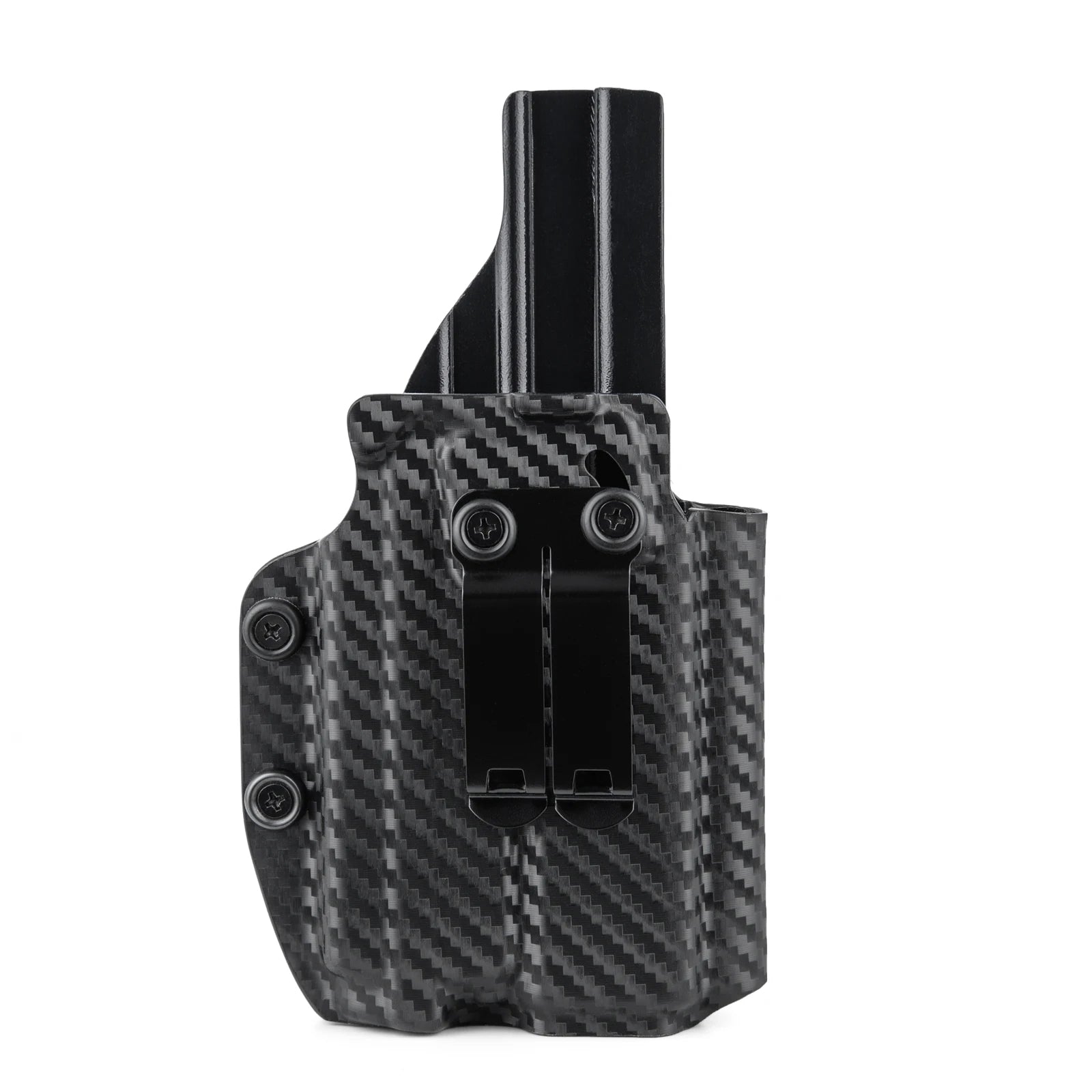Coldre Velado de Kydex ou Fibra de Carbono para Sig Sauer - P320 M18/ P320 X Carry/ P320 Compact - Compatiével com Lanterna e Red Dot