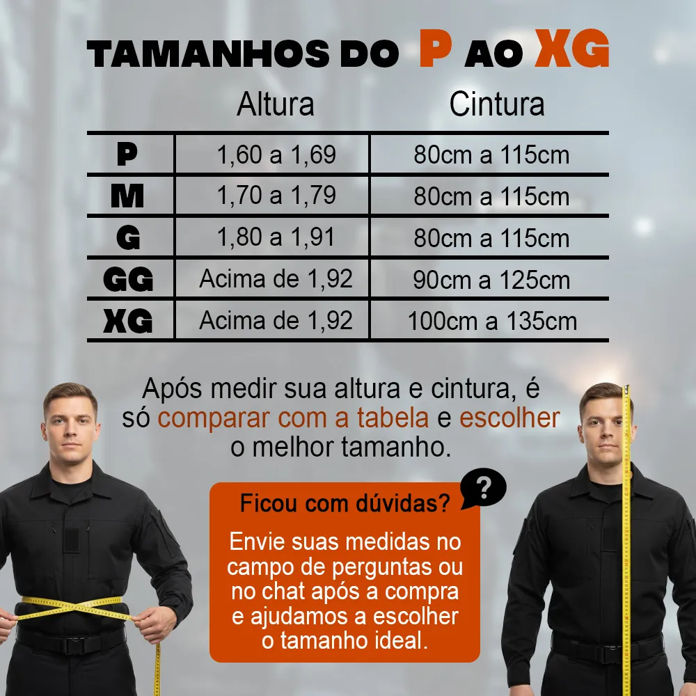 Colete Modular Iron Force® com 5 Itens Inclusos - Preto