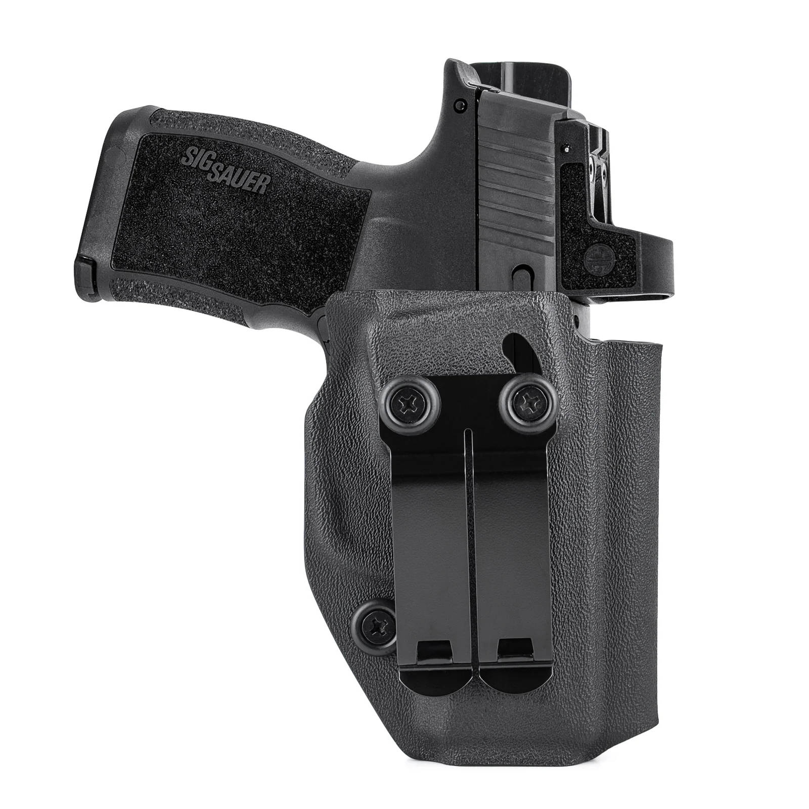 Coldre Velado d eKydex ou Fibra de Carbono para Sig Sauer P365SAS / P365X - Com Red Dot