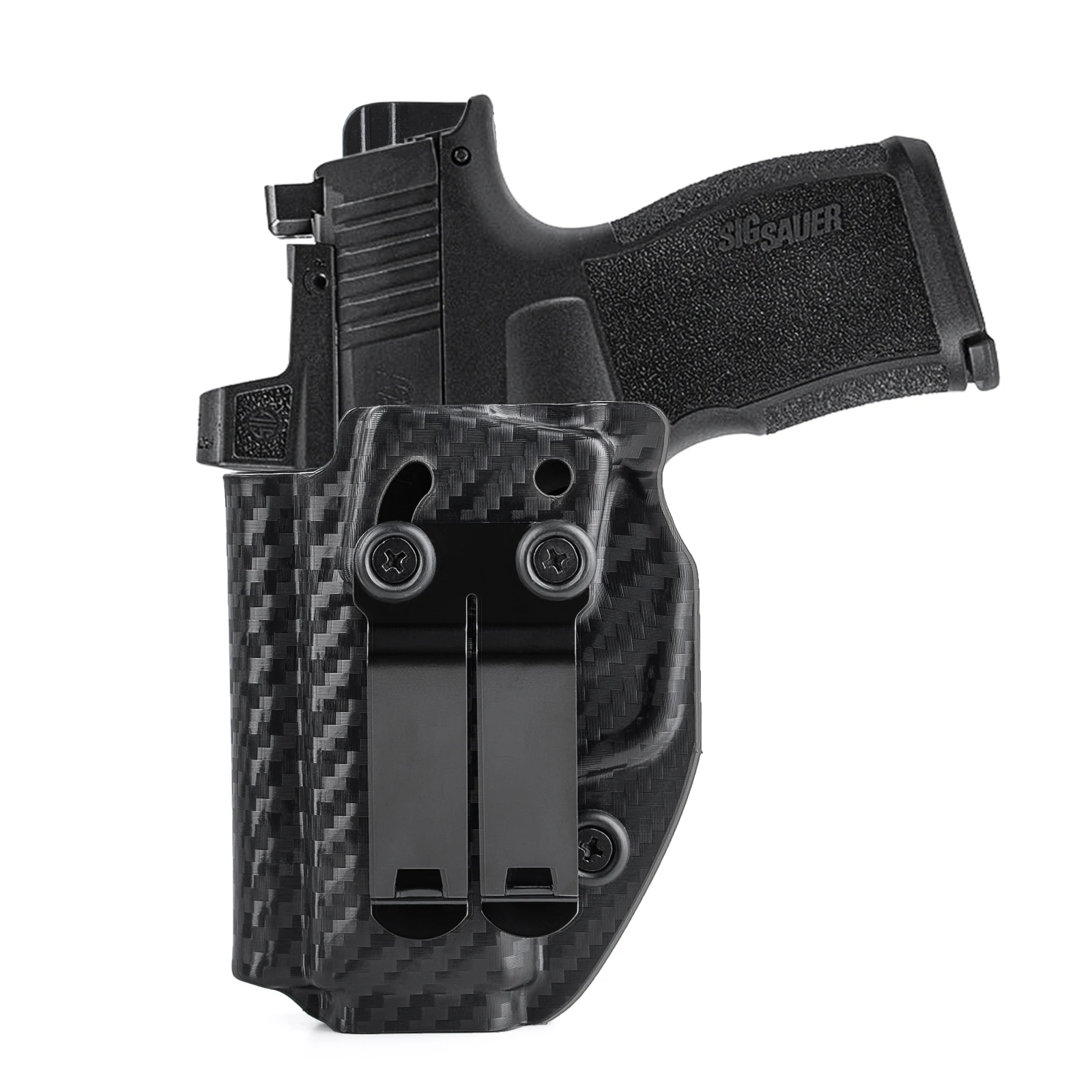 Coldre Velado d eKydex ou Fibra de Carbono para Sig Sauer P365SAS / P365X - Com Red Dot