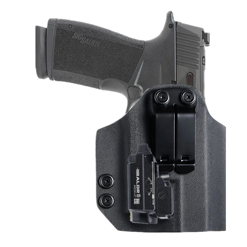 Coldre Velado Kydex ou Fibra de Carbono para Sig Sauer P365 XMacro - Compatível com Red Dot e Lanterna