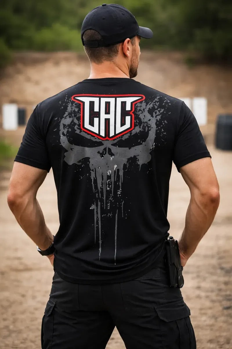 Camiseta Tática CAC The "Punisher" | Proteção UV+ Dry Fit