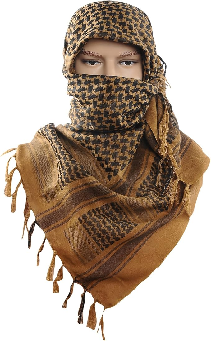 Shemagh Lenço Militar Keffieh 100% Algodão