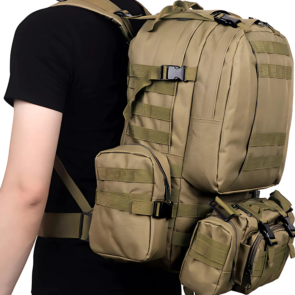 Mochila Militar Armor 65 Litros - Cáqui