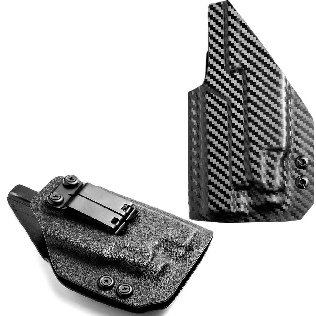 Coldre Kydex e Fibra de Carbono Velado Premium – Glock G43X / G48 com Lanterna Streamlight TLR-7 Sub