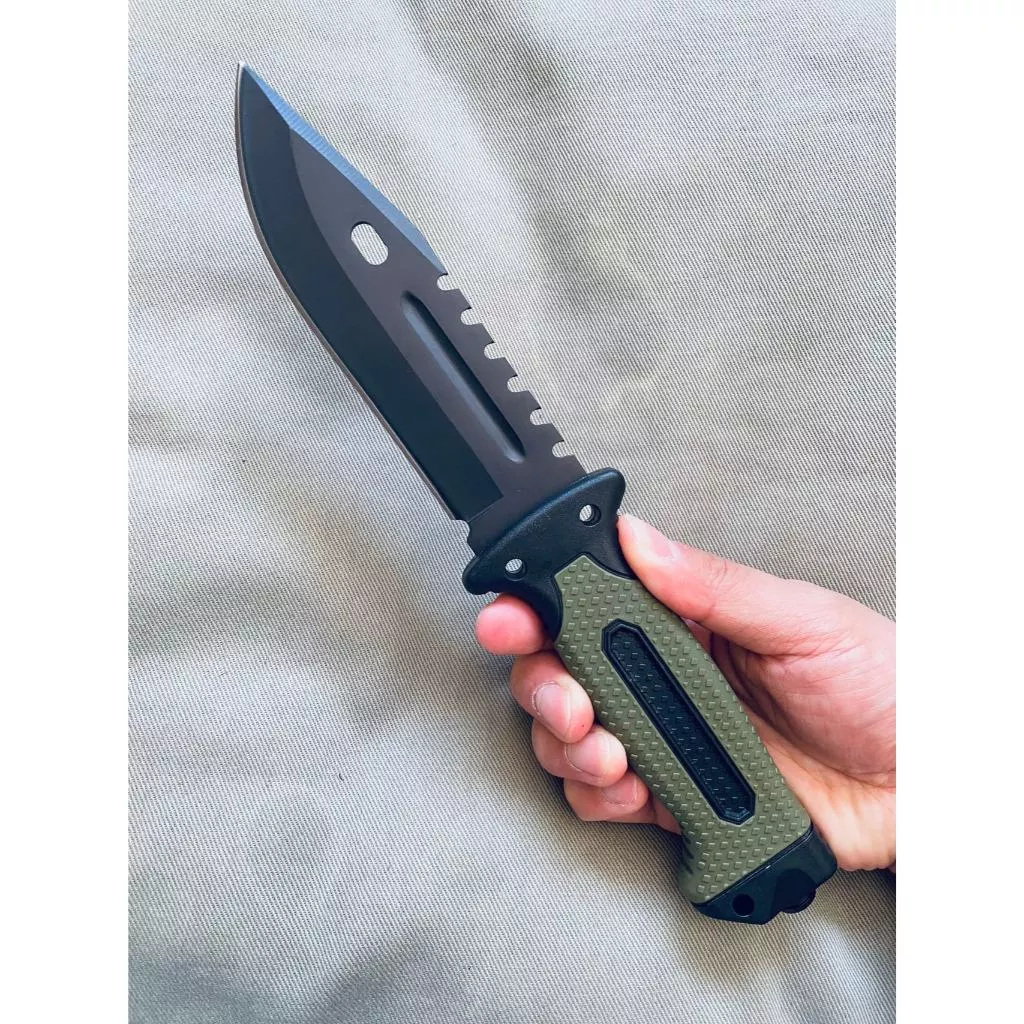 Kit de Sobrevivência Faca + Itens