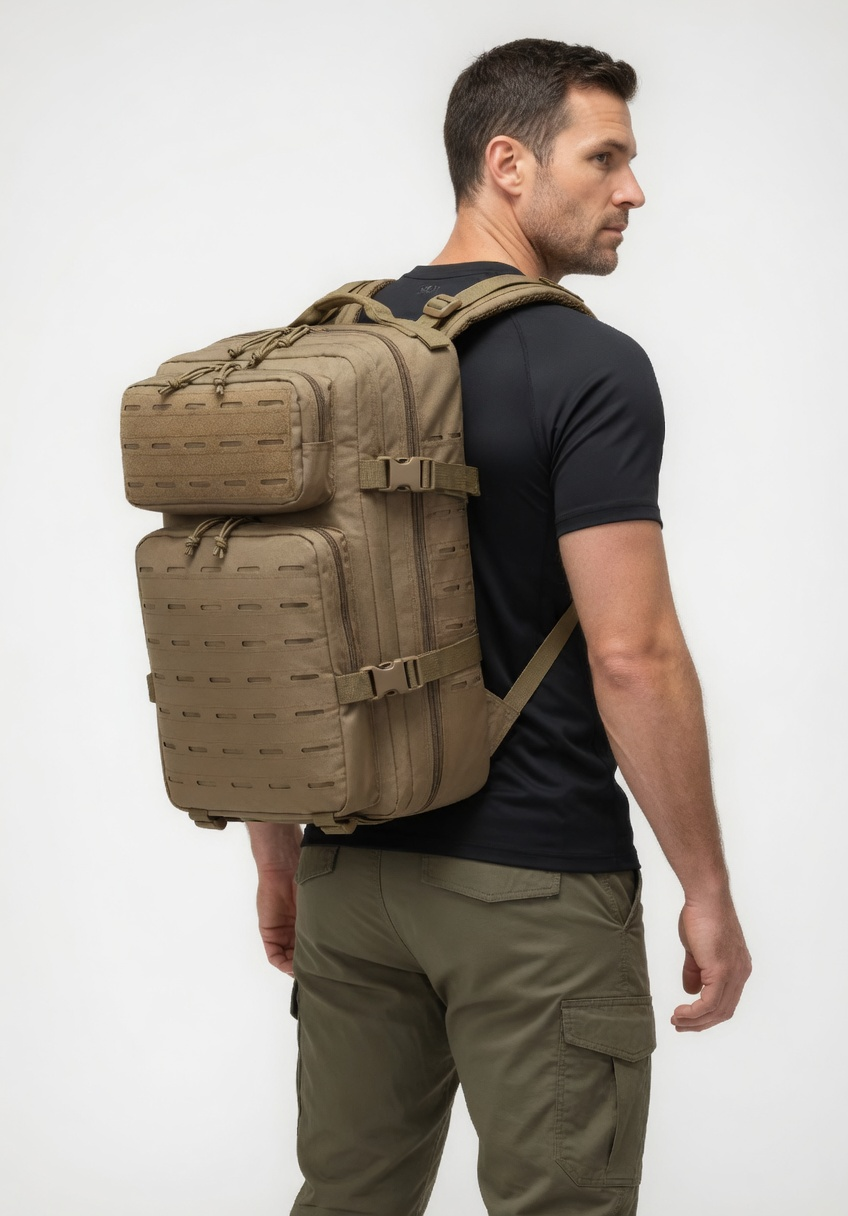 Mochila Tática Mariner 50 Litros - Cáqui