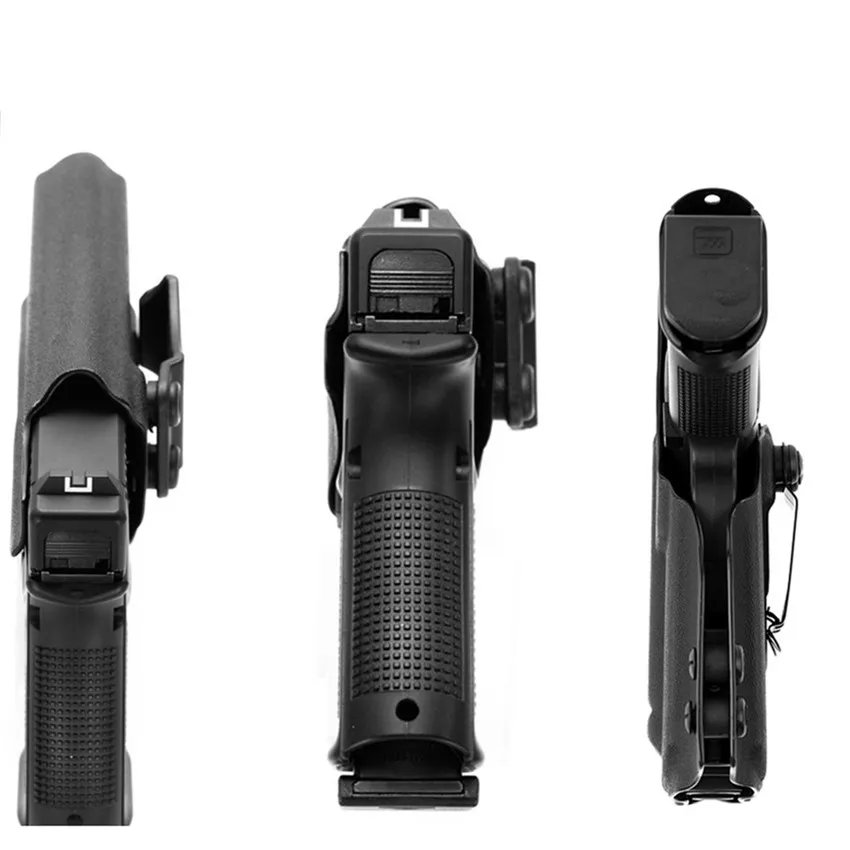 Coldre Velado de Kydex para Glock – Com Lanterna - Modelos (G17, G19, G19X, G25 e G45)