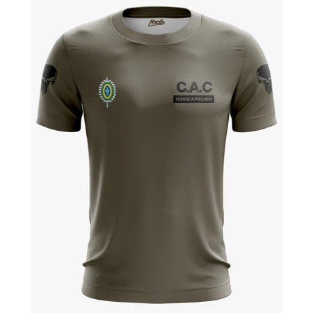 Camiseta CAC Dryfit com Proteção UV - Nome Personalizado GRÁTIS