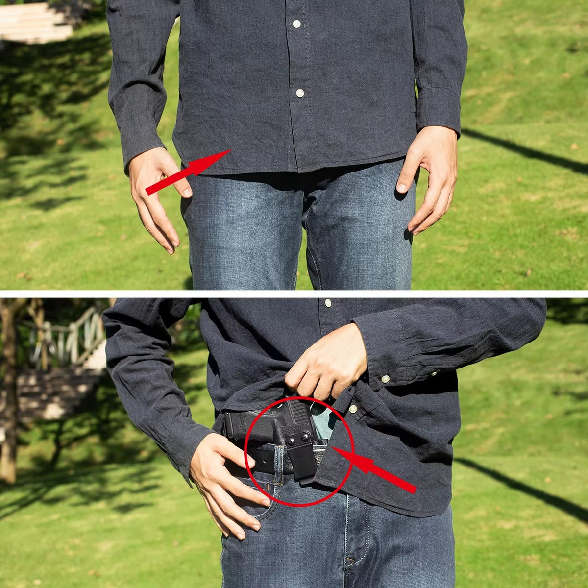 Coldre Velado de Kydex – Taurus GX4 Carry