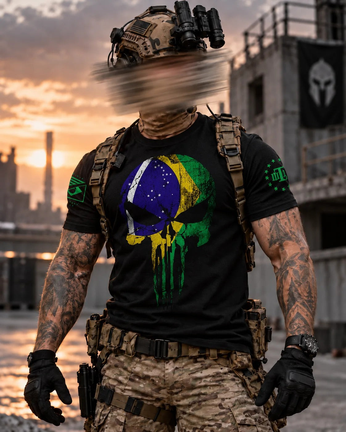 Camiseta Justiceiro Punisher Brasil