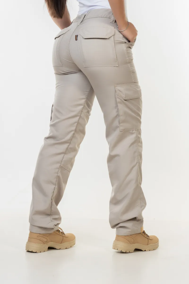Calça Tática Feminina Thunder® - Cáqui
