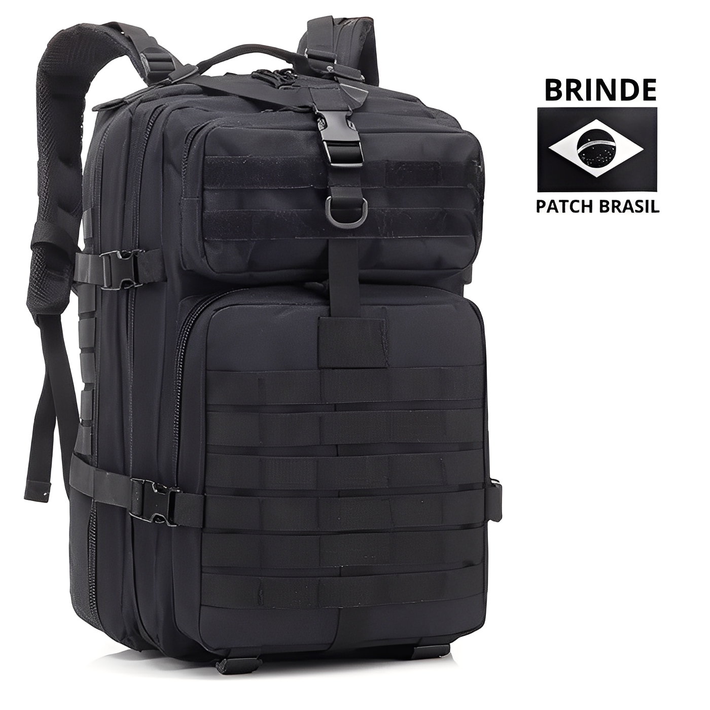 Mochila Tática 50 Litros Outdoor® - Preta