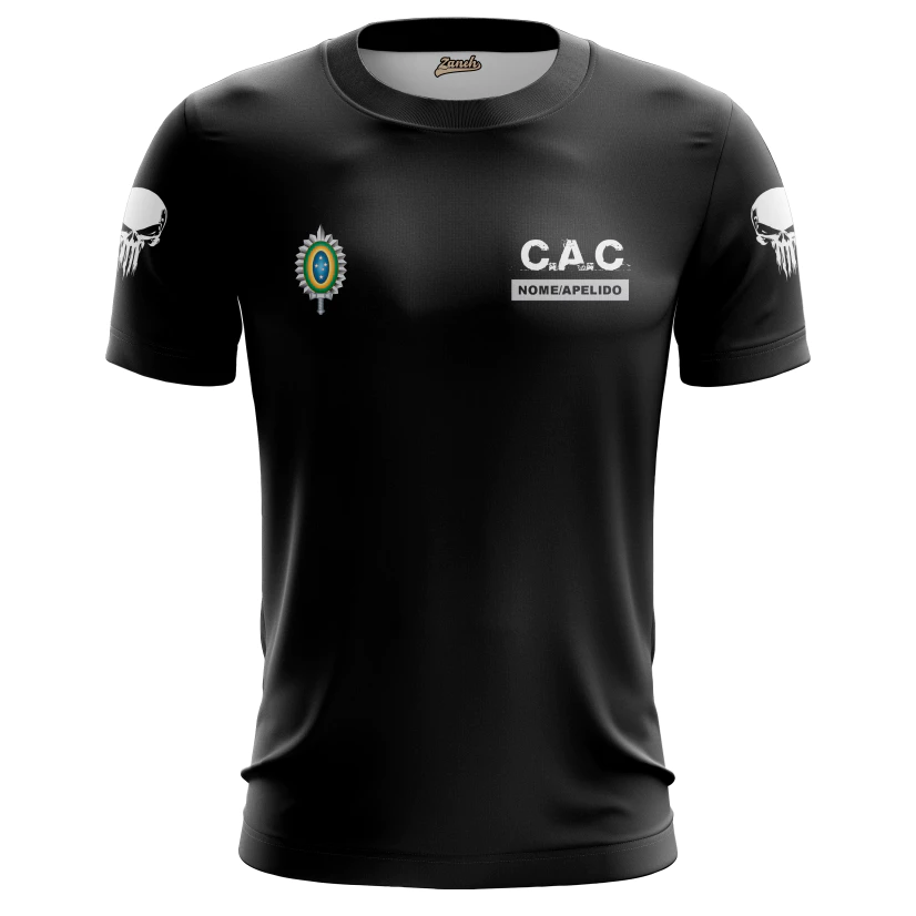 Camiseta CAC - Nome Personalizado GRÁTIS