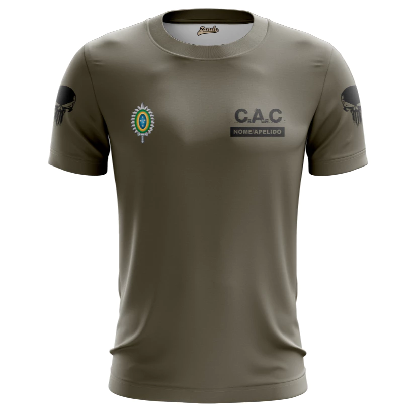 Camiseta CAC - Nome Personalizado GRÁTIS