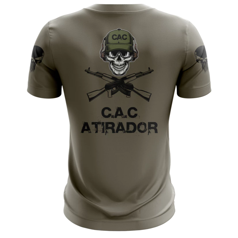 Camiseta CAC - Nome Personalizado GRÁTIS