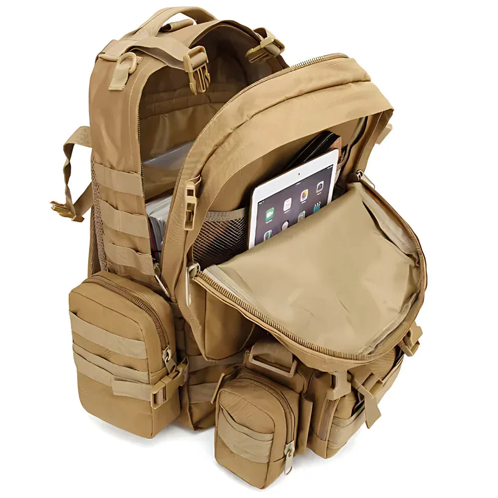 Mochila Militar Armor 65 Litros - Cáqui