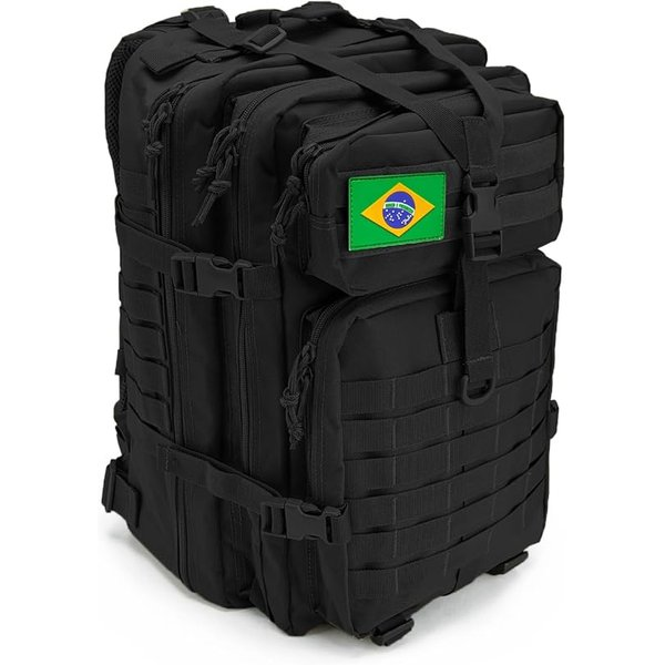 Mochila Tática Outdoor® 50 Litros - Preta