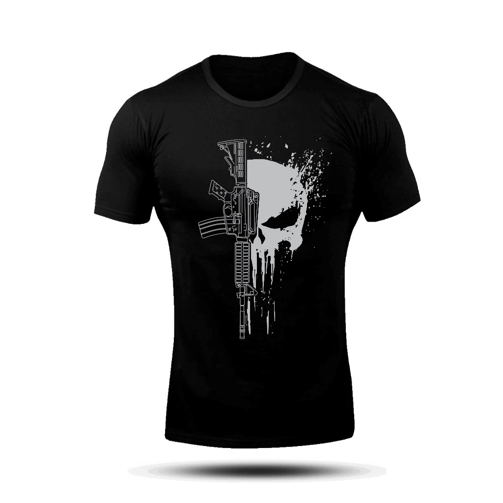 Camiseta T-shirt Militar Premium - (Punisher)