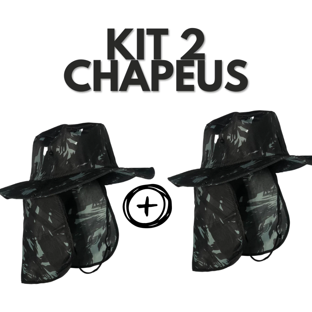 Kit 2 Chapéus Camping