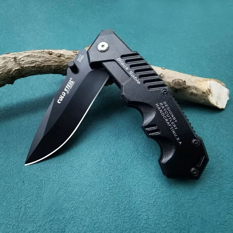 Canivete Dobrável Tático Black Sable