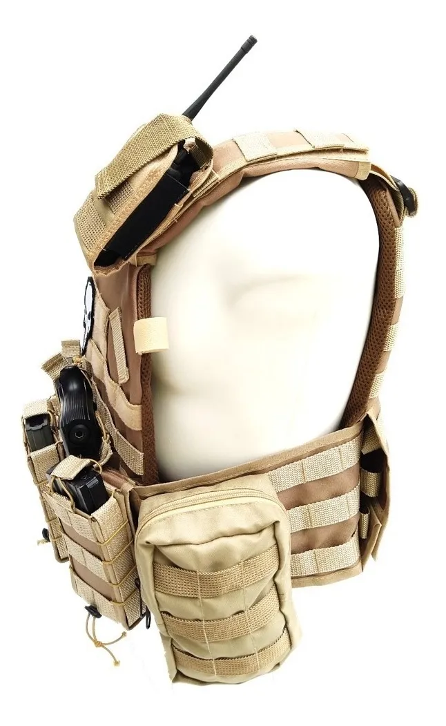 Colete Modular Plate Carrier WWART -  Cáqui