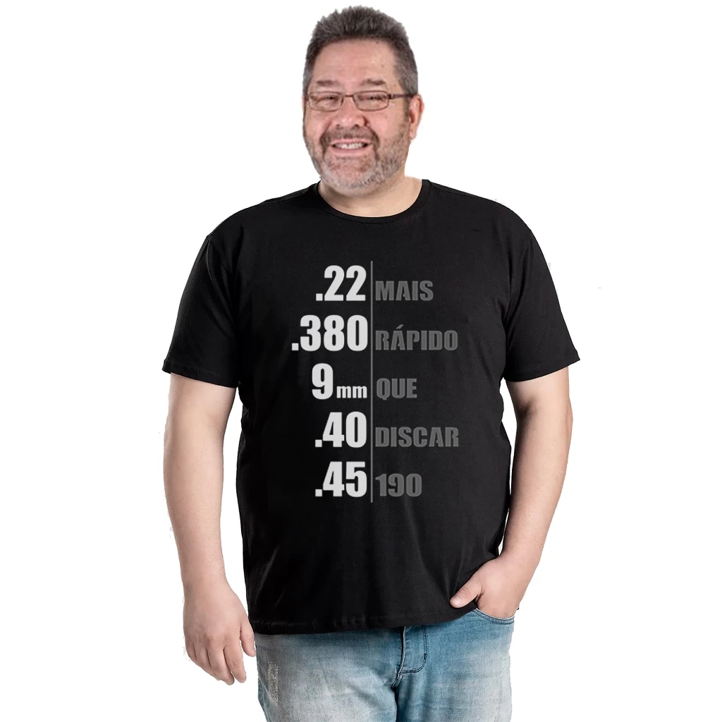 Camiseta Calibres – 100% Algodão Premium